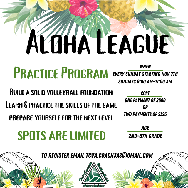 Aloha League half payment