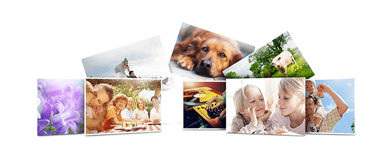 Farvefotos på ægte FUJIFILM fotopapir