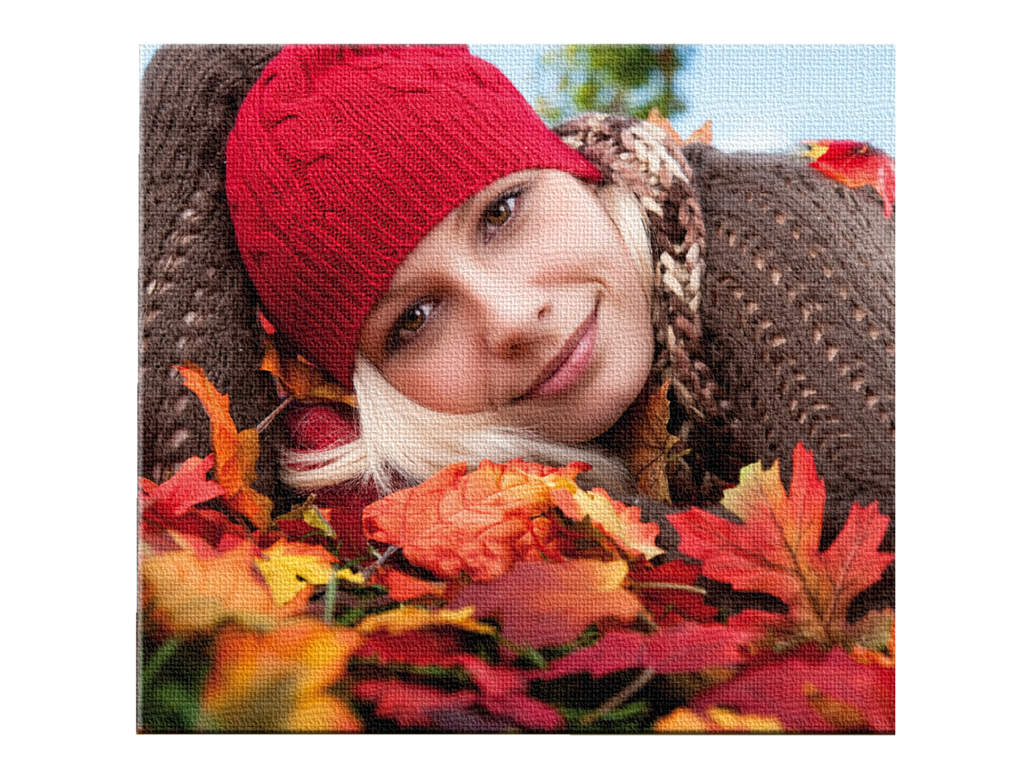 Lærred kvadratisk, Ramme: Uden ramme, Størrelse: 20x20