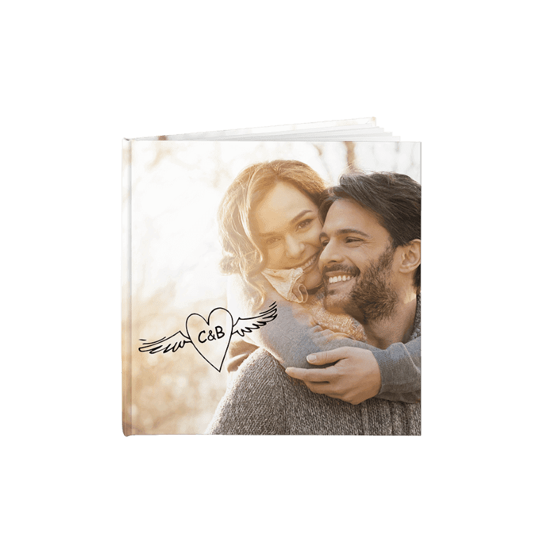 Fotobog digital tryk 21x21cm