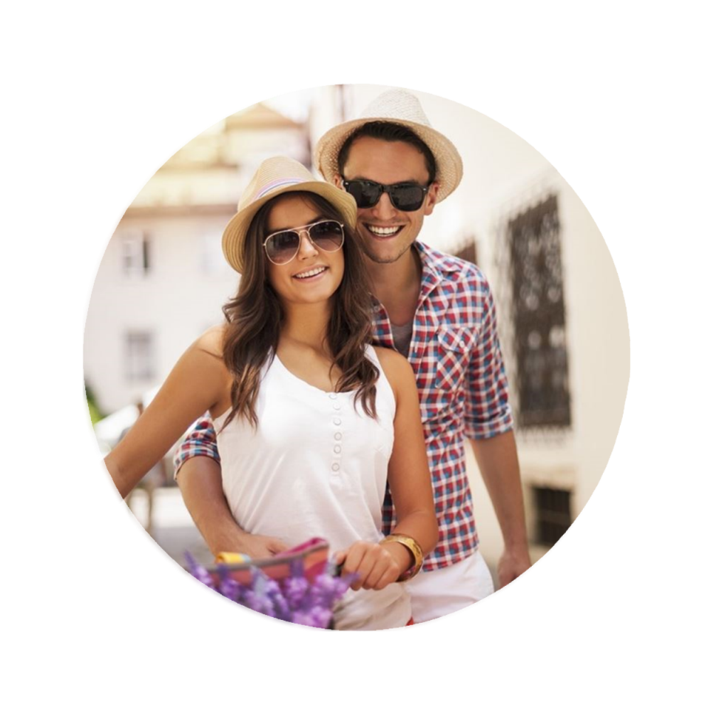 Foto magnet, Form: Rund