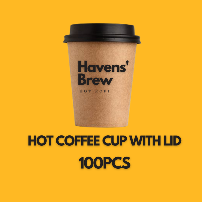HOT COFFEE CUPS AND LID