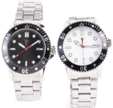 Reloj Box Size White/ Black
