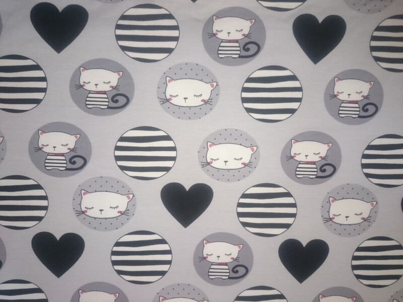 Ballon-Shorts Katze grau