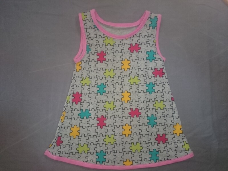 Trägerkleid Puzzle