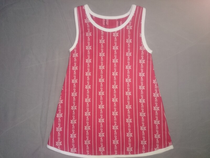 Trägerkleid Edelweiss rot ab