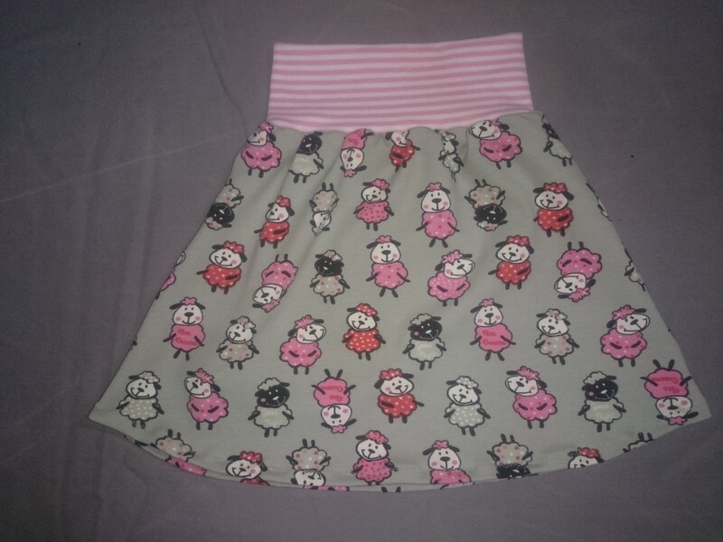 Jersey-Rock Schafe rosa