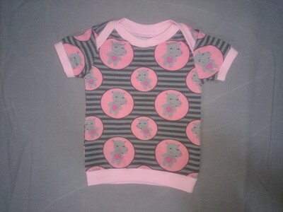 T-Shirt Hippo rosa ab