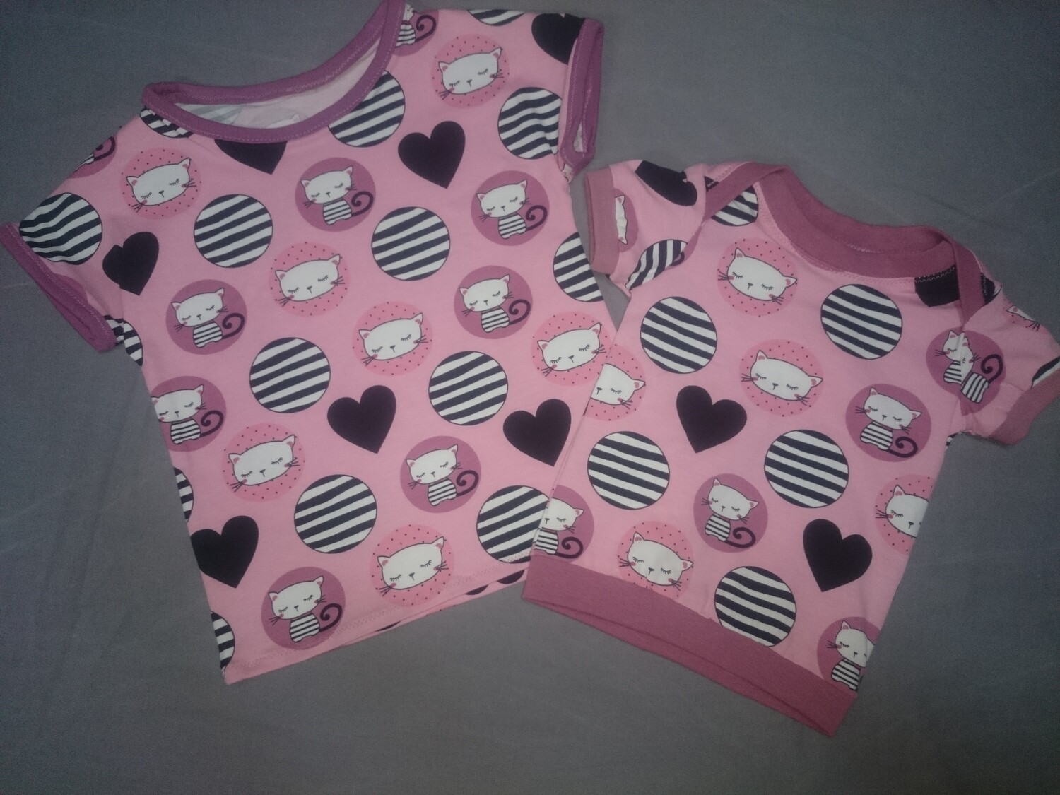 T-Shirt Katze rosa ab