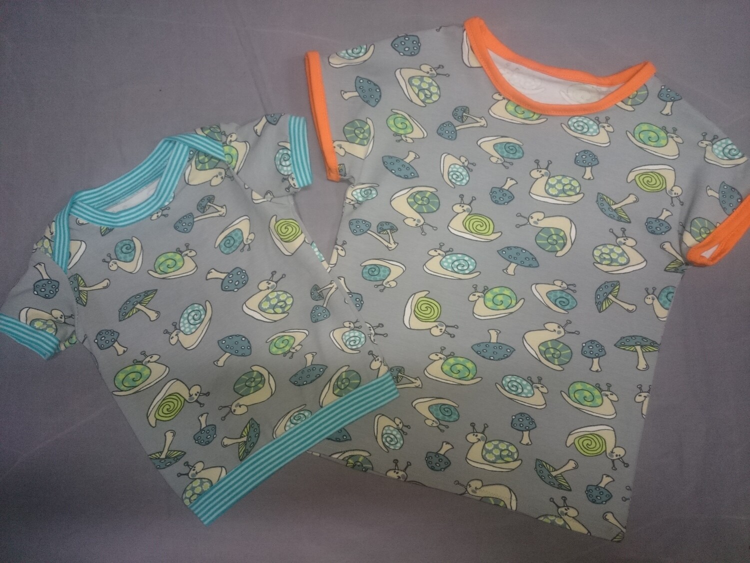 T-Shirt Schnecken und Pilze ab