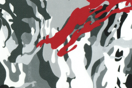 Shoppingbag Camo rot/weiss/grau/schwarz ab