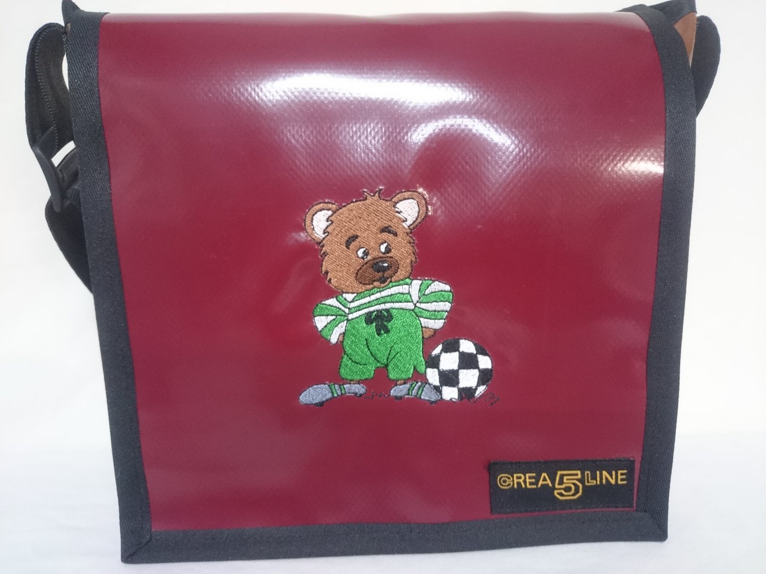 Kindergartentasche Bär mit Fussball