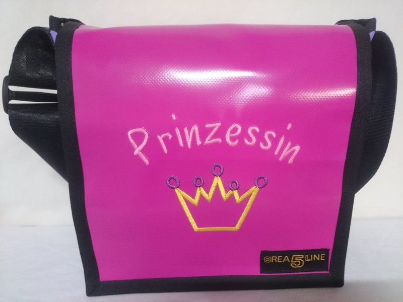 Kindergartentasche Krone mit Prinzessin