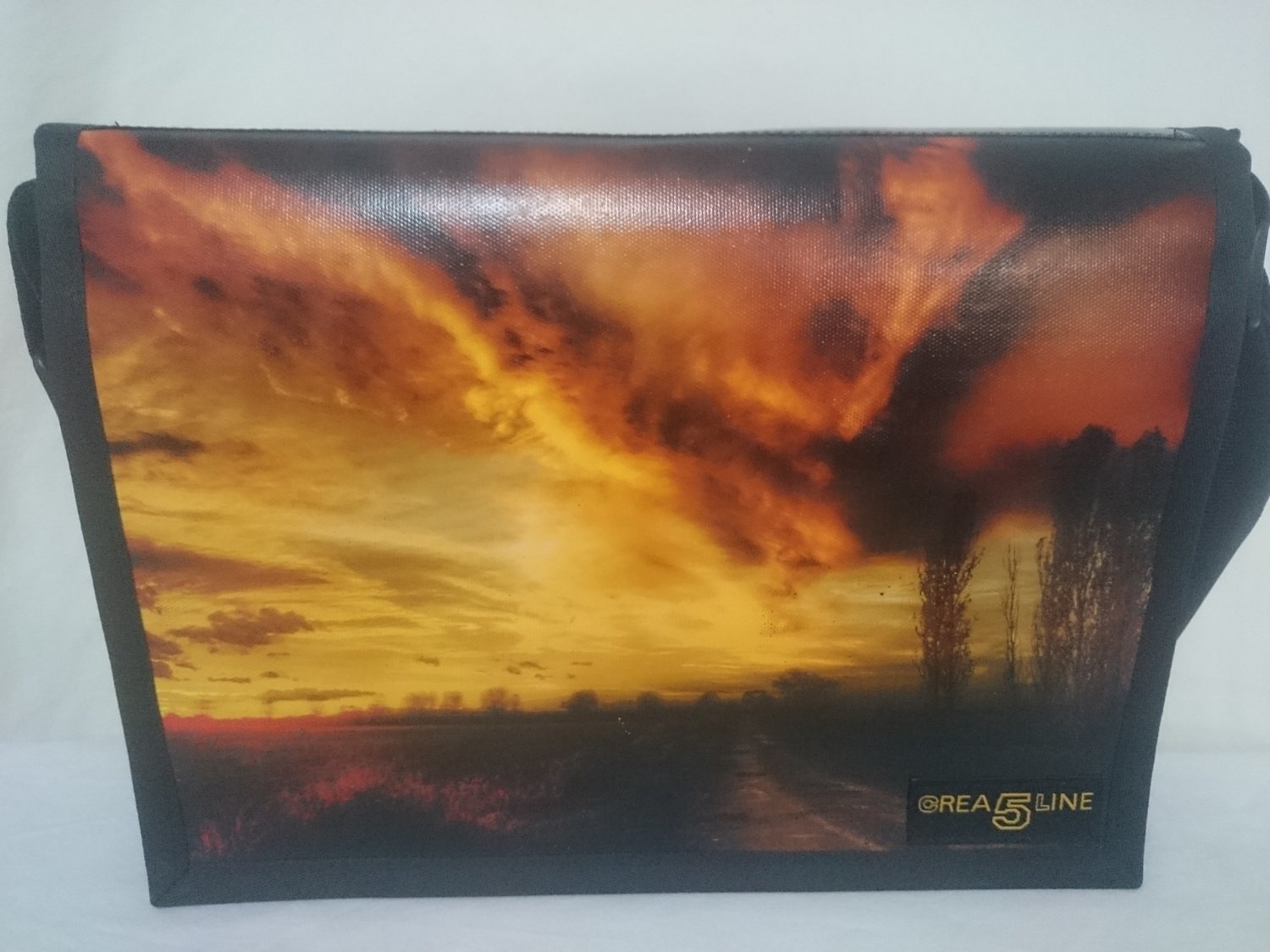 Handtasche Canvas "Skyline" mittel
