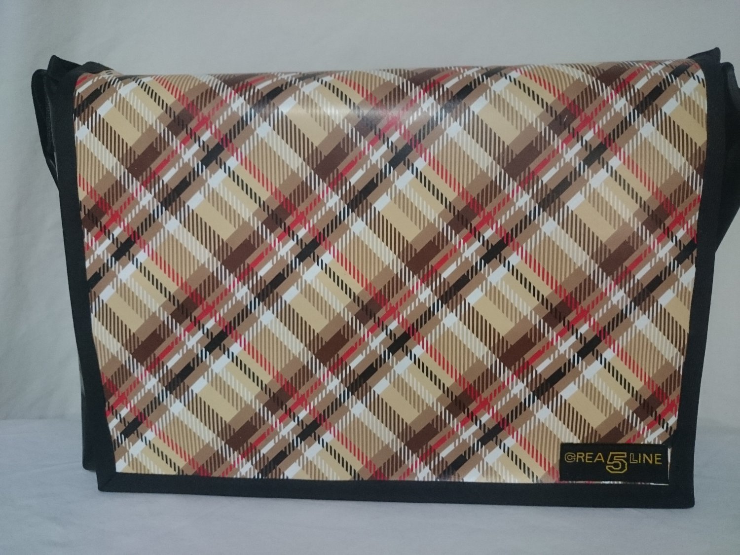 Handtasche/Laptoptasche/Wickeltasche Schottenmuster A ab