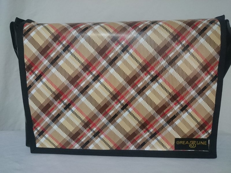 Handtasche/Laptoptasche/Wickeltasche Schottenmuster A ab