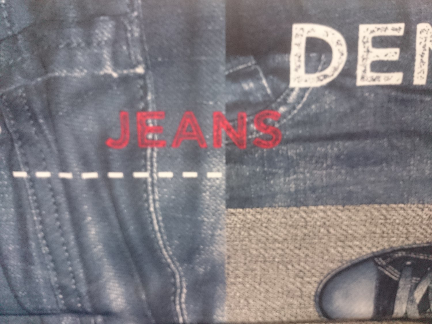 Handtasche/Laptoptasche/Wickeltasche Jeans blau ab