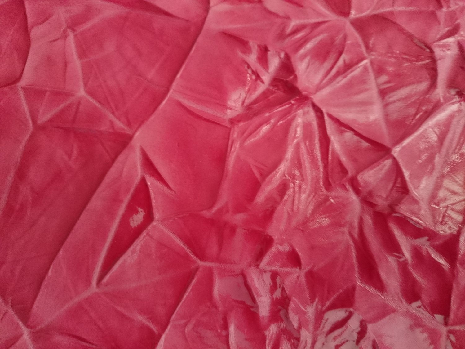 Handtasche klein / "zerknittertes" Kunstleder pink ab