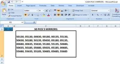 CASH-PICK 5 MIRROR CONVERTER (ANY STATE)