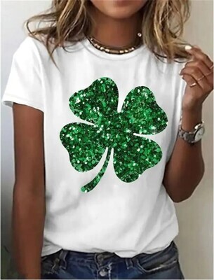 Show off in your Four-leaf Clover T-shirt at the Casino or Bingo!!!