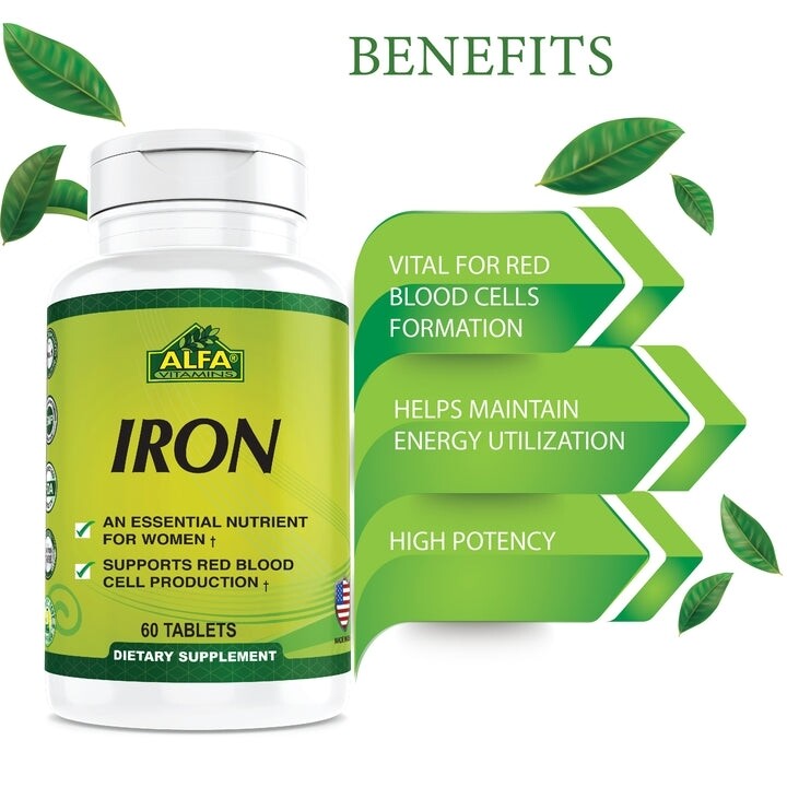 Iron ( Hierro ) × 60 Tabletas