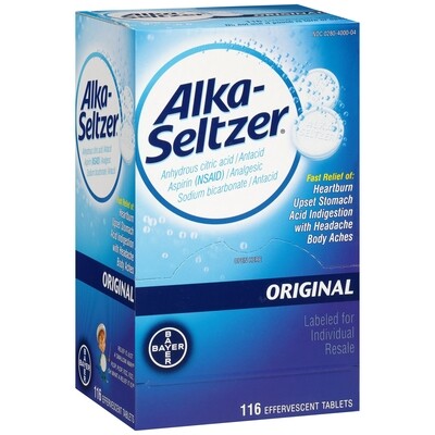 Alka - Seltzer × 116 Tablets