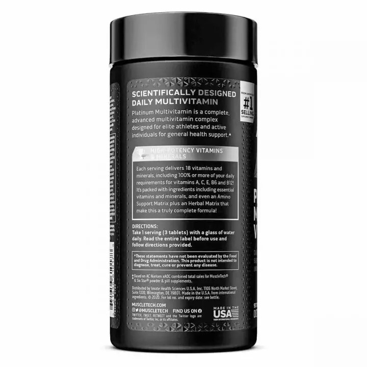 VITA PLATINUM ® ( Multivitamins ) × 90 Premier Tablets