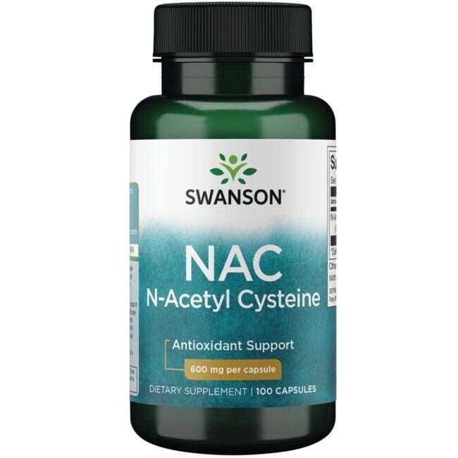 NAC Swanson ~ 600 Mg × 100 Capsulas