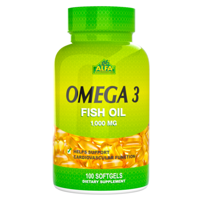 Omega 3 Alfa ~ 1.000 Mg × 100 Sofgels