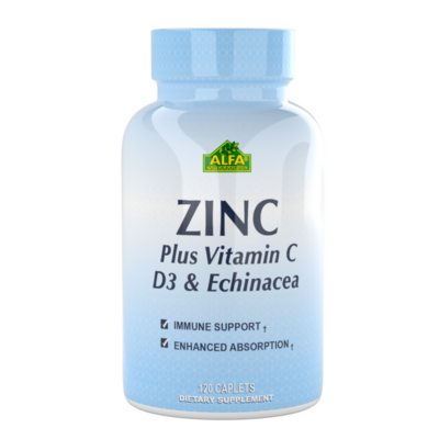 Zinc + C + D + Echinacia × 120 Premier Tablets 