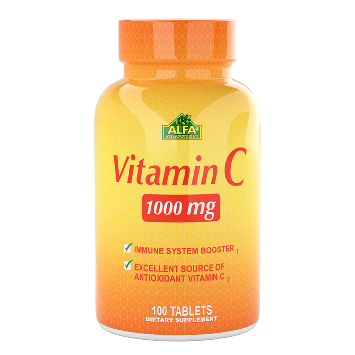 Vitamina C Alfa ~ 1.000 Mg × 100 Tabletas
