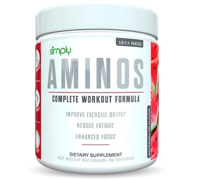Aminos Simply (WORKOUT FORMULA) × 800 GR / 80 Serv Aminos Simply (WORKOUT FORMULA) × 800 GR / 80 Serv