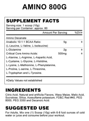 Aminos Simply (WORKOUT FORMULA) × 800 GR / 80 Serv