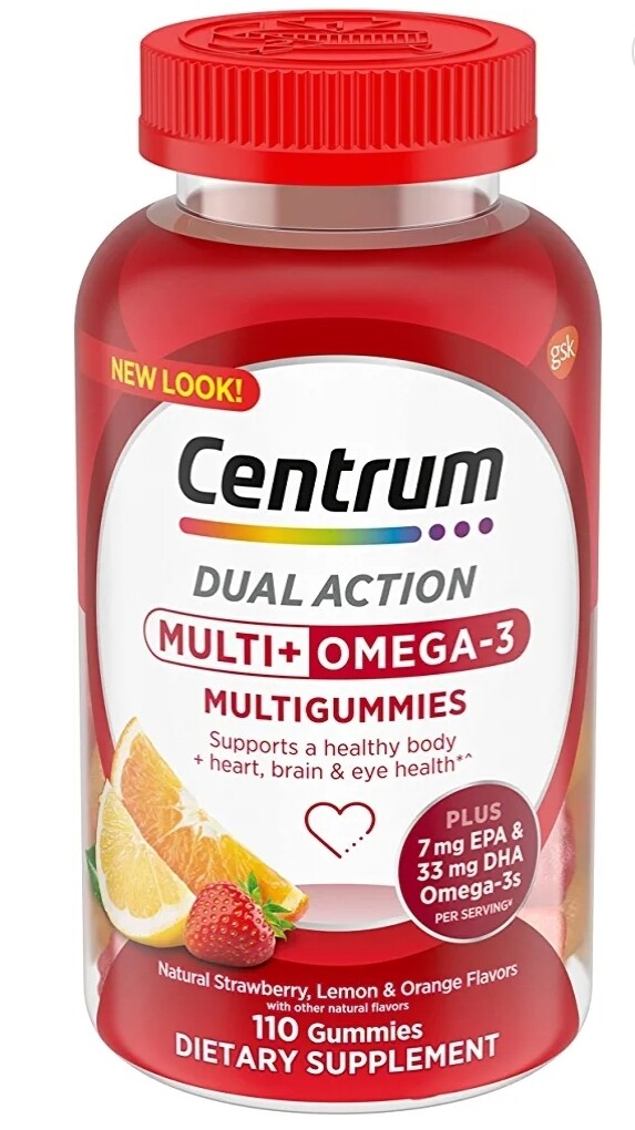 CENTRUM ~ MULTI + OMEGA × 110 Gums