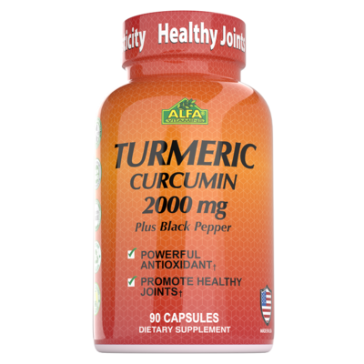 Turmeric Cúrcuma + Black peper ~ 2.000 MG Serv × 90 Capsulas