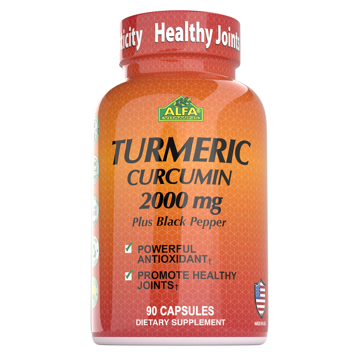 Turmeric Cúrcuma + Black peper ~ 2.000 MG Serv × 90 Capsulas