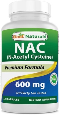 NAC ~ 600 MG × 120 Cápsulas