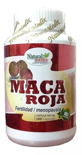 Maca Roja™ ~ 500 Mg × 100 Cápsulas