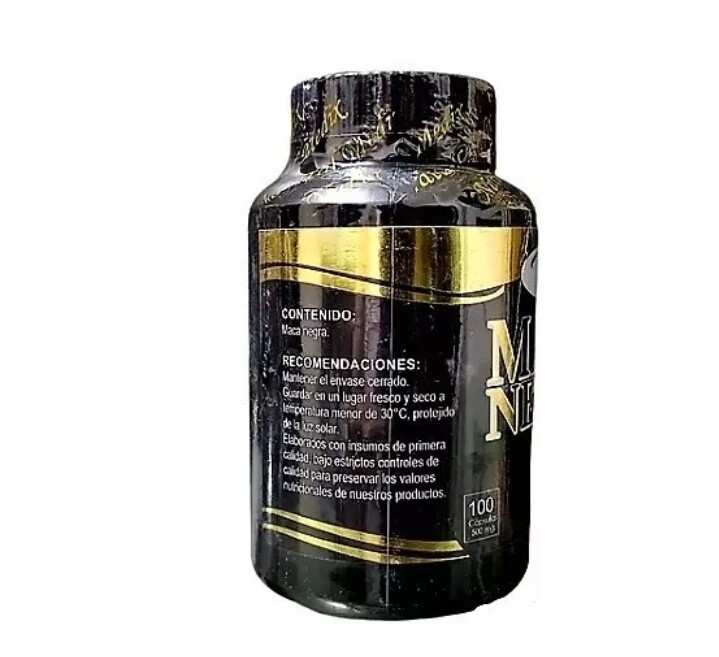 Maca Negra™ ~ 500 MG × 100 CAPSULAS
