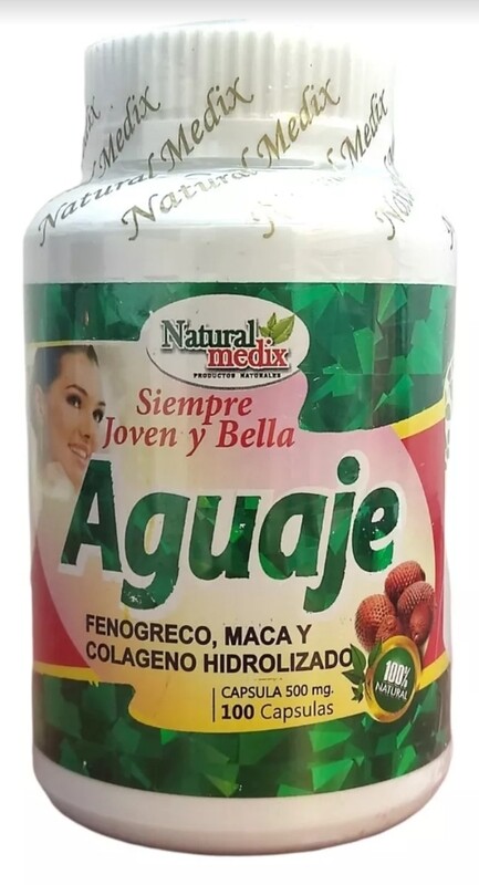 Aguaje Siempre Bella y Joven™ ~ 500 MG × 100 Cápsulas 