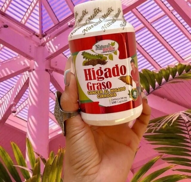Higado Graso™ ~ 500 MG × 100 Cápsulas