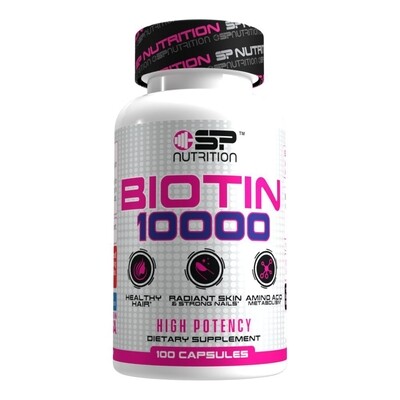 BIOTIN 10.000~ SP × 100 Capsulas