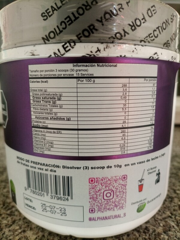 Magnesio Citrate Complex Powder × 450 Gr