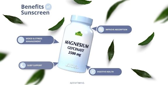 MAGNESIUM Glycinate Alfa × 90 Capsulas
