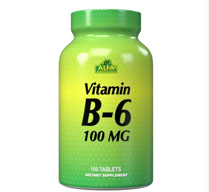 Vitamina B6 Alfa × 100 Tabletas