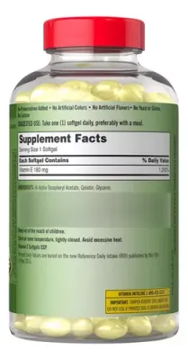 Kirkland Vitamina E 180mg x 500 Softgels