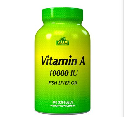 Vitamina A ~ 10.000 UI × 100 Sofgels