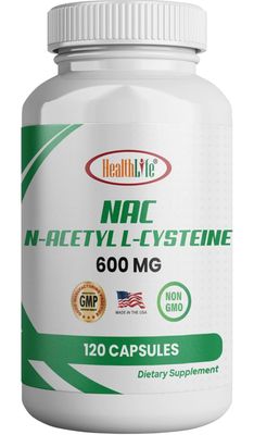 NAC HealthLife® ~ 600 MG × 120 capsulas