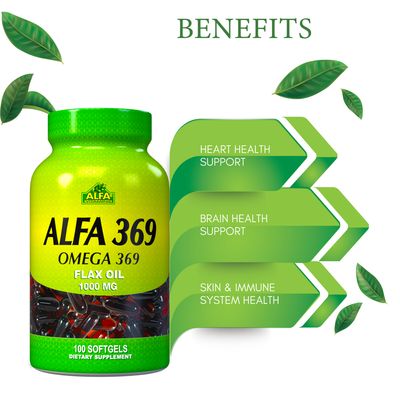 Omega 3,6,9 ~ 1.000 Mg × 100 Sofgels