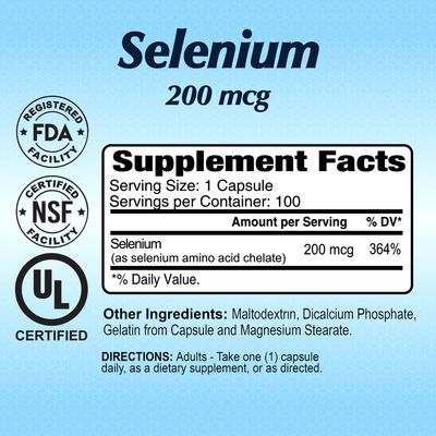 Selenium Alfa × 100 Cápsulas
